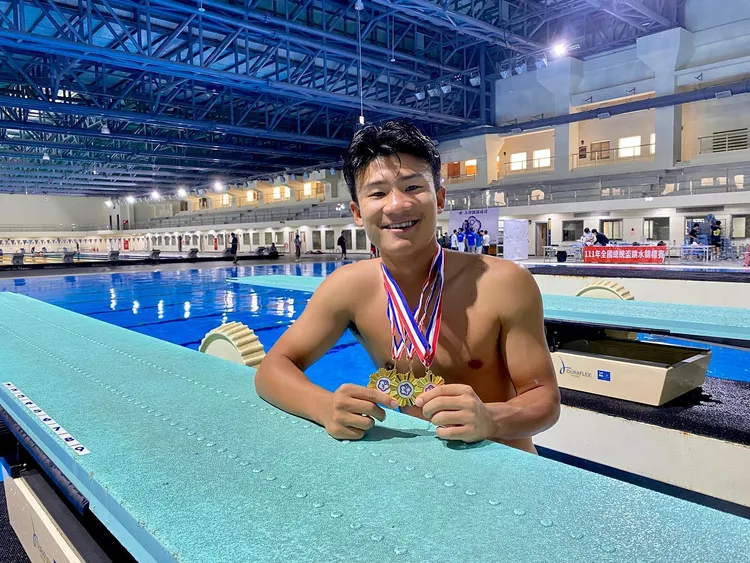 林昀蒂是現役跳水選手。翻攝自林昀蒂臉書