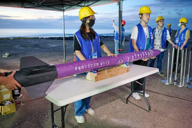 科研探空火箭「Jessie」今早升空。國家太空中心提供