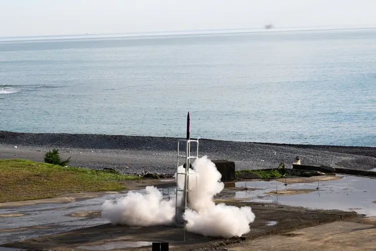 科研探空火箭「Jessie」今早升空。國家太空中心提供