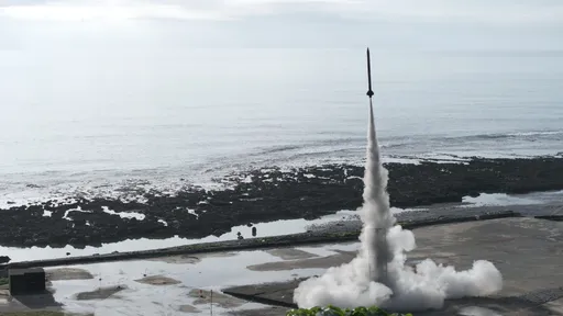 飛行高度達4.32公里!淡大科研探空火箭「Jessie」 屏東旭海完成試射