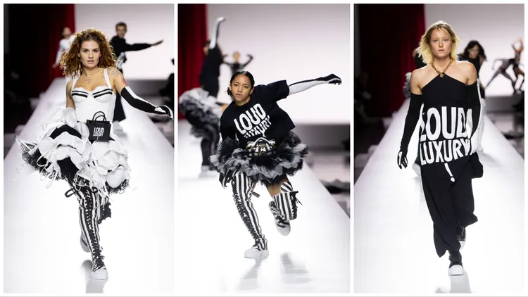 Katie Grand將「LOUD LUXURY」概念呈現於舞台中。品牌提供