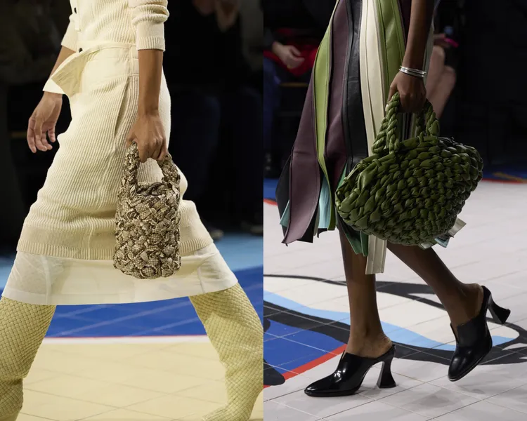 BOTTEGA VENETA 2024春夏包款，展現了充滿民俗風的編織美學。品牌提供