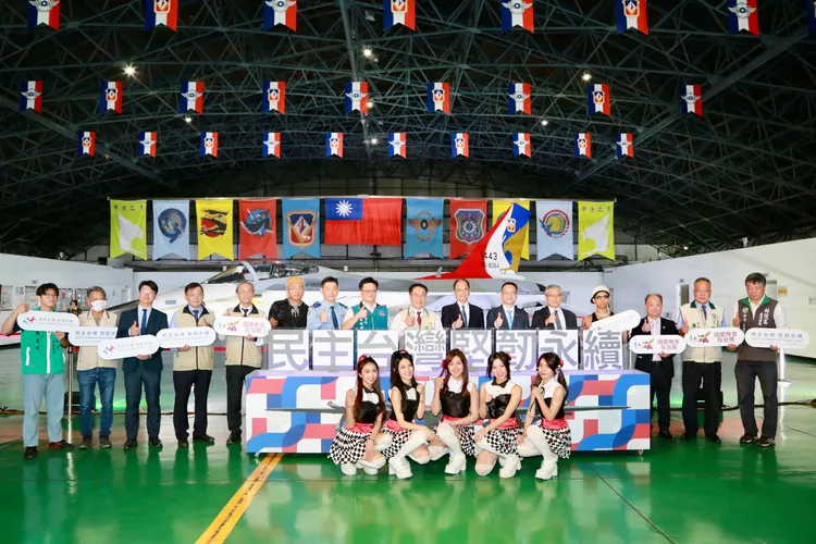 今年國慶主題為「民主臺灣 堅韌永續」。市府提供