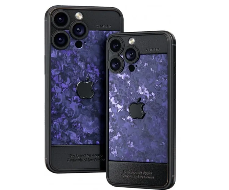 Starry Night版本，機身由鍛造碳纖維複合材料製成，紫色纖維圖案類似梵谷《星夜》畫作。翻攝GSMArena