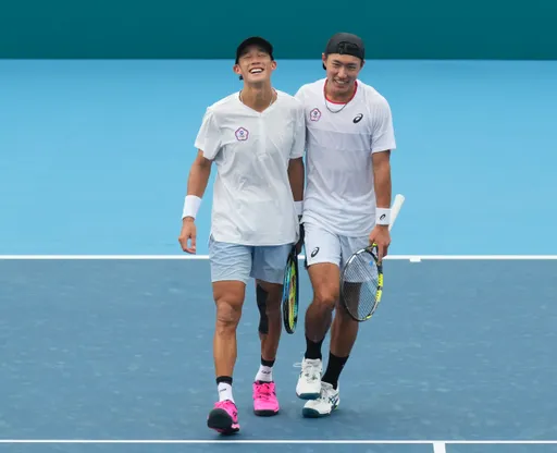 台灣網球好威!莊吉生和許育修「老少配」 闖進亞運男雙金牌戰