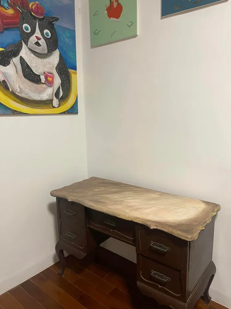 小書桌代表求知。翻攝自吳淡如臉書