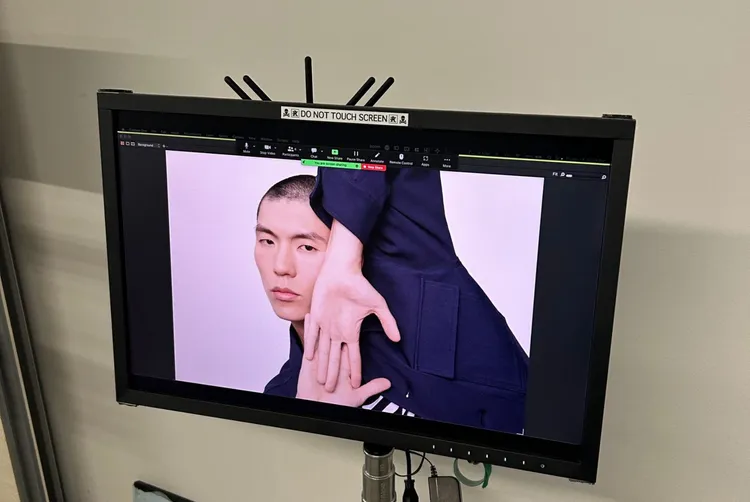 杜威前往紐約拍攝廣告側拍。杜威提供