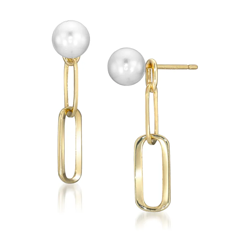 PEARL LINKS 18K金Akoya珍珠耳環，價格店洽。品牌提供