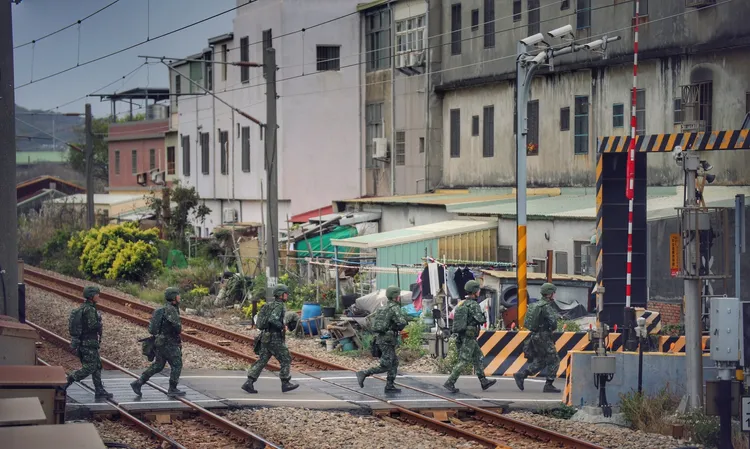 國軍訓練。翻攝自中華民國陸軍臉書