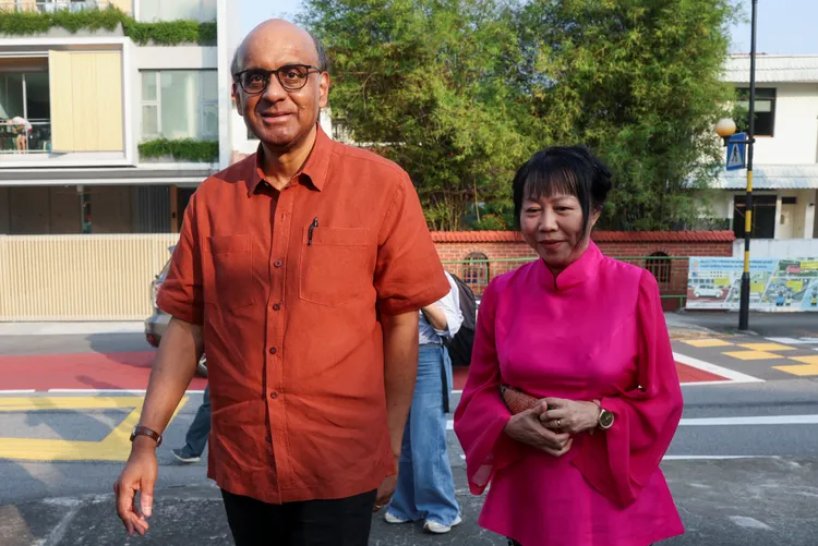 尚達曼伉儷。資料照片