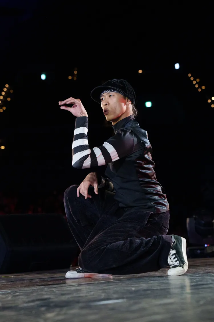 Battle賽「Freestyle組」冠軍由張祐嘉(DIAO)奪下，舞出亮眼的表現。翻攝畫面