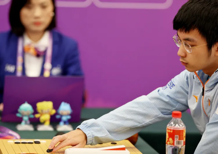 許皓鋐於金牌戰。新華社