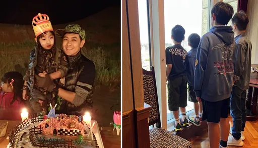 有照為證|林志穎感嘆《爸爸去哪兒》過10年 14歲Kimi比他高半個頭!