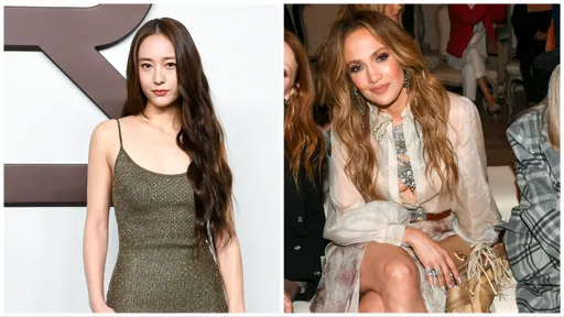 纽约时装周|Krystal贴身洋装泄惹火S曲线 Ralph Lauren秀场比美好莱坞天后