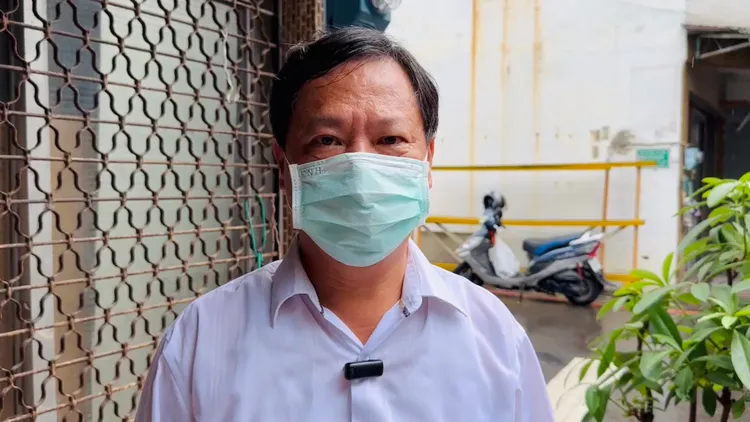 安南區區長魏文貴。讀者提供