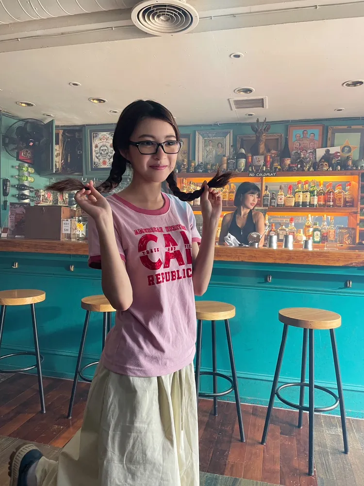 韓菲和壯壯同框畫面超香。駿馬客工作室提供