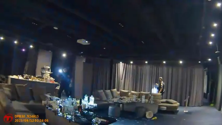 現場一片狼藉。讀者提供