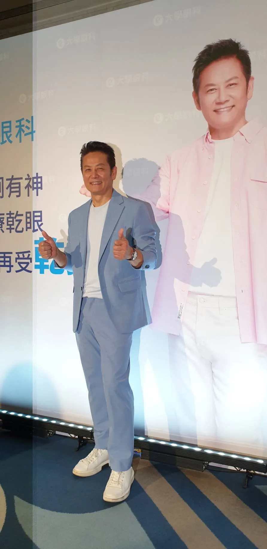 徐乃麟對藝人從政很讚同,認為都做得有板有眼。張瑞振攝
