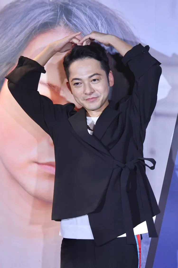 柏原收史開出徵友條件，喜歡台灣女生。林林攝