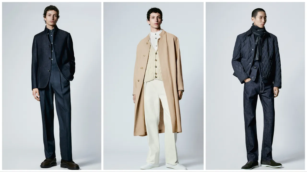 2024年春夏男装系列。品牌提供
