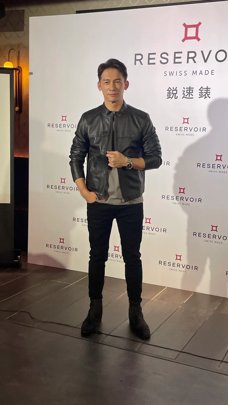 温昇豪今日出席腕錶活動。張家玲攝