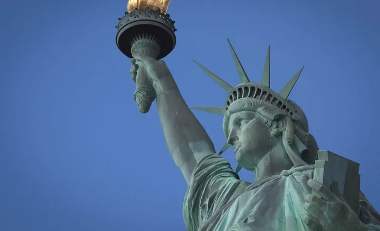 自由女神像。路透社