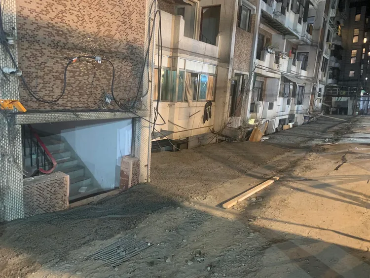 民宅已無法在住人。翻攝自陳怡君臉書