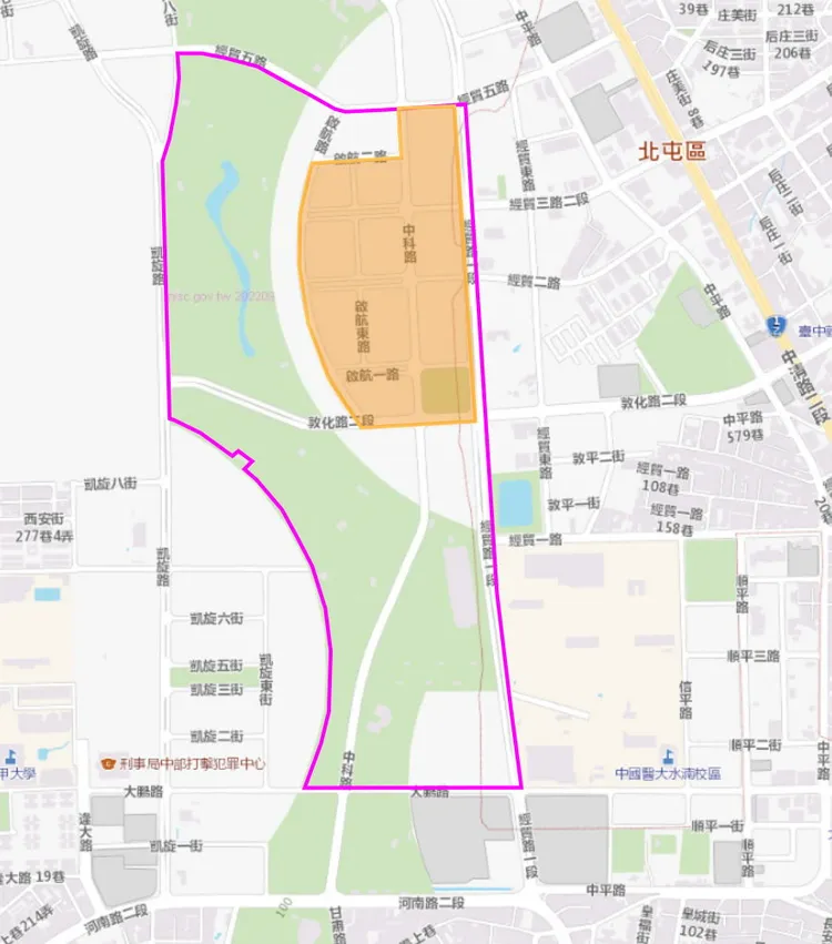 9月18日國慶焰火試放交通管制圖。市府提供