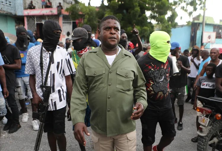 海地最有權勢的黑幫G9首腦謝里其耶、綽號「燒烤」，曾為海地警察。路透社