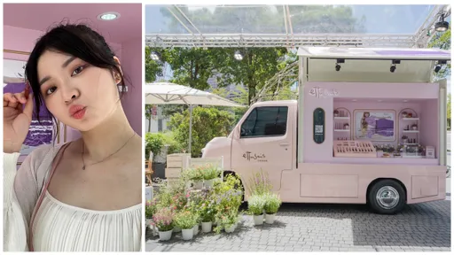 根本是芭比的車車~ 艾杜紗美妝車巡迴開跑好療癒