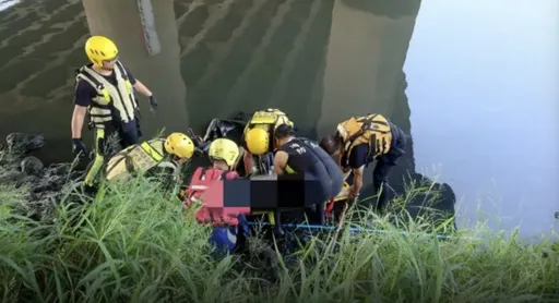 五股永安大橋下驚傳命案　女騎士連人帶車衝入河道溺斃亡
