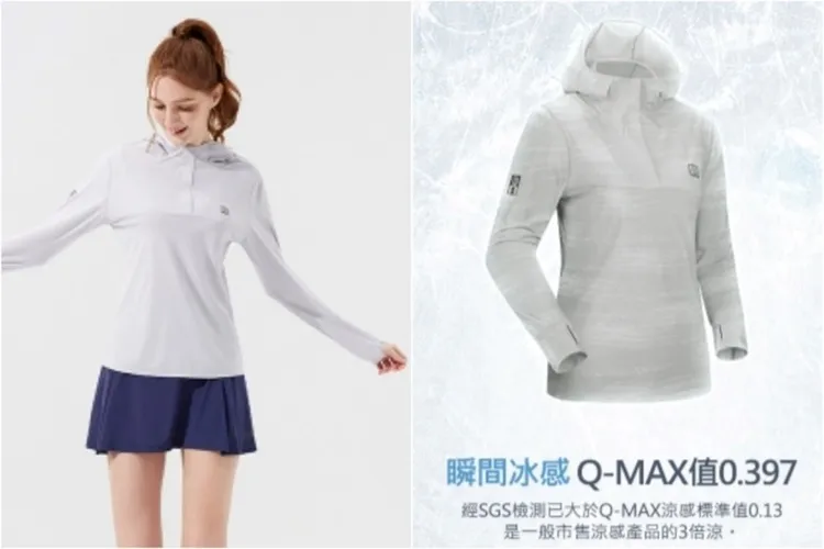 ▲套頭設計能保護經常露出的頭頸連接處。