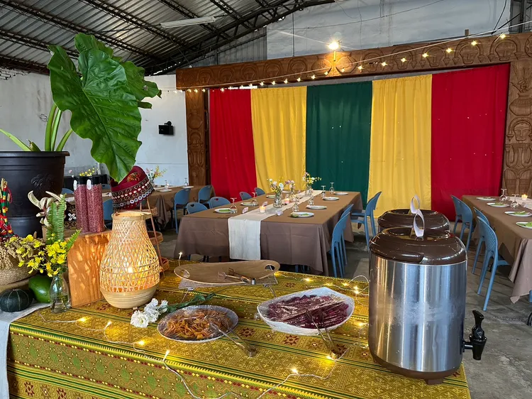 青葉星空響宴會場。翻攝畫面