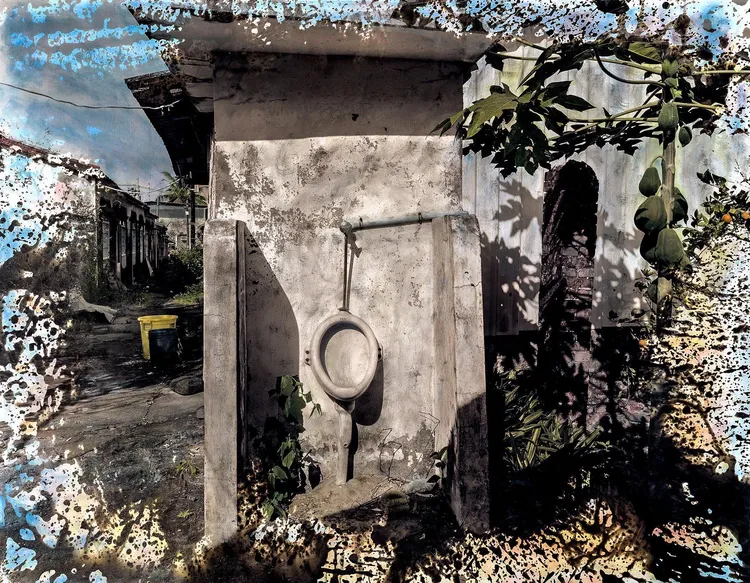 顏明邦銀鹽底片影像藝術創作。翻攝畫面