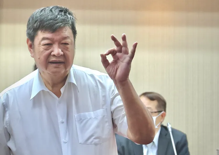 時代力量立委陳椒華、邱顯智本次在交通委員會召委支持國民黨陳雪生。林林攝