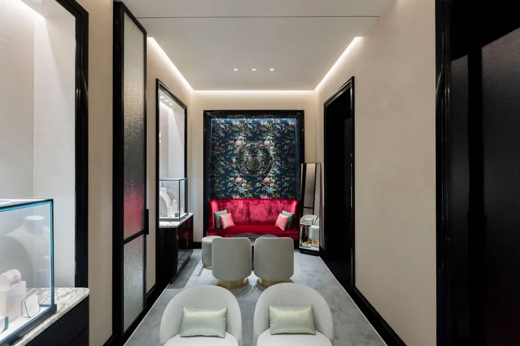 昆凌相當喜愛的VIP沙龍。品牌提供