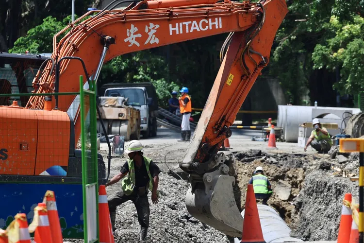 大直民宅工地現況。林林攝