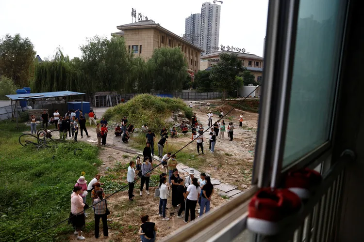 陝西爛尾樓凸顯中國房地產業的嚴重問題。路透社