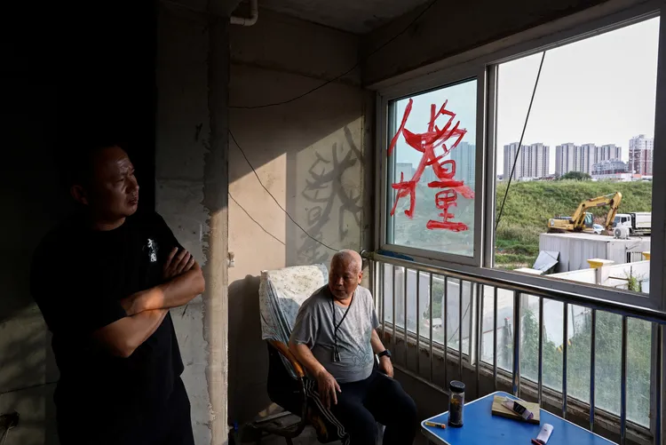 陝西爛尾樓凸顯中國房地產業的嚴重問題。路透社