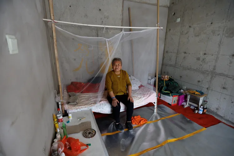 陝西爛尾樓凸顯中國房地產業的嚴重問題。路透社