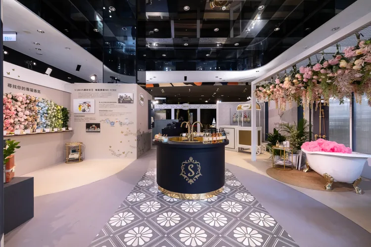 快閃店內有幸運水井洗手台以及粉紅泡泡浴缸打卡點。品牌提供