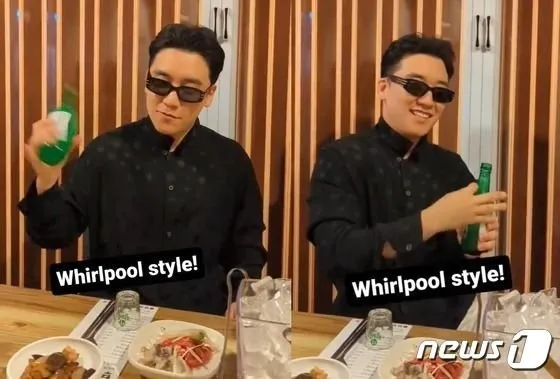 勝利4月時出現在印尼富二代翁如玉的IG，一起喝酒玩樂。翻攝IG