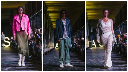 ALLSAINTS讓模特穿梭「電車隧道」　春夏時裝翻玩經典　