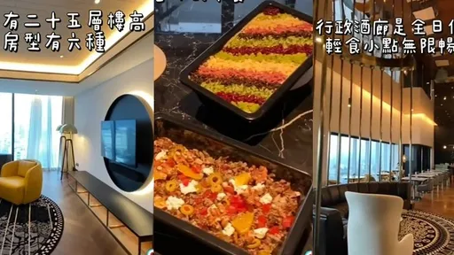 台中超豪華酒店!套房竟有42坪 180度絕美景觀