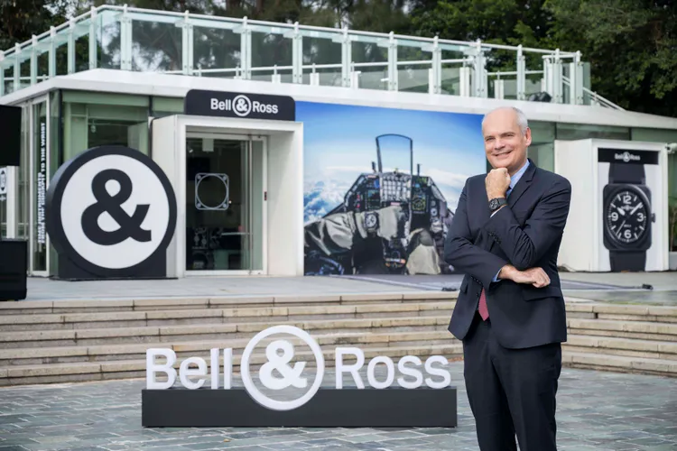Bell & Ross品牌總經理Fabien de Nonancourt睽違6年再度來台。品牌提供