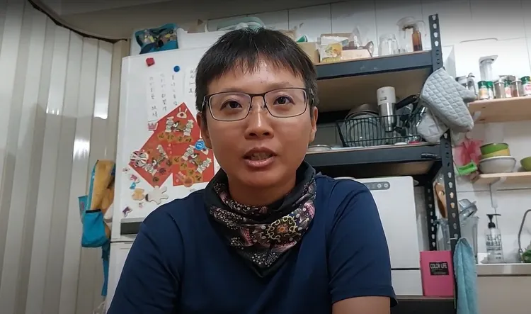 林怡如說，養小孩，家家問題都一樣。凃建豐攝 