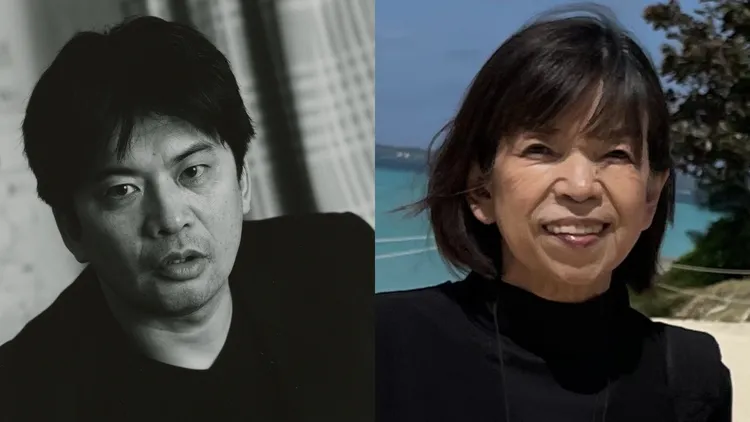 名導森田芳光（左圖）的遺孀三澤和子在大師講堂開課。高雄電影節提供