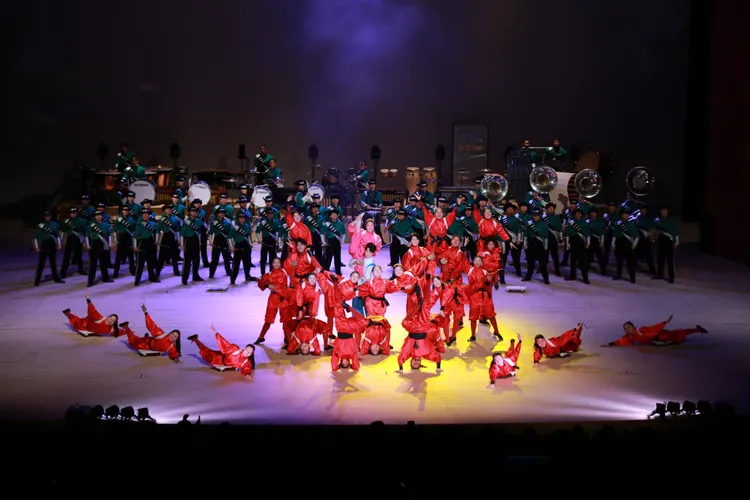 日本高校吹奏樂部「翡翠騎士」受邀在國慶演出團體，10/8高雄搶先看。市府提供