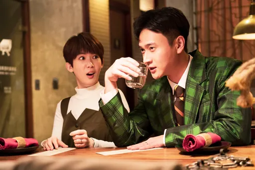 才求婚成功又雙雙入圍 「神鵰俠侶」孫可芳、劉冠廷吊鋼絲飛越紅毯