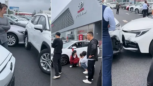 最慘「喜提新車」1次3輛 女駕駛未離廠已崩潰:實在太倒霉